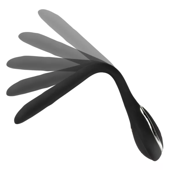 Penis Plug Dilator - dilatator vibrator reîncărcabil penis, 1cm, negru