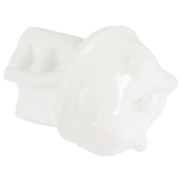 STROKER - masturbator automat cu sucțiune și vibrații - alb