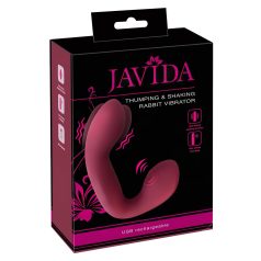   Javida Thumping - vibrator pulsatil pentru punctul G și clitoris (roșu)