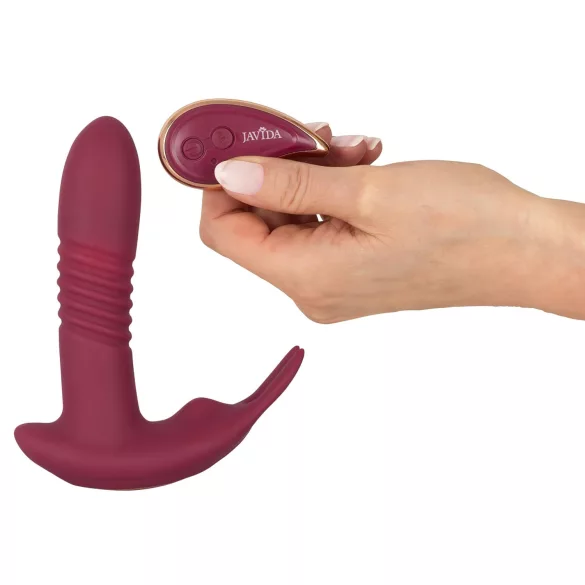 Javida RC - vibrator clitoridian radio control - 3 funcții - roșu