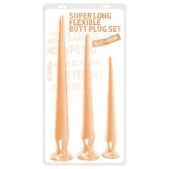 You2Toys - set dildo plug lung (3 piese) - natur