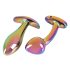 ANOS Metal Rainbow - set dopuri anale metalice (2 piese)