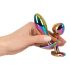 ANOS Metal Rainbow - set dopuri anale metalice (2 piese)