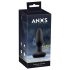 ANOS - vibrator anal impermeabil cu acumulator (negru)