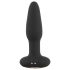 ANOS - vibrator anal impermeabil cu acumulator (negru)