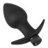 Black Velvets - set vibratoare anale reîncărcabile - 3 piese - negru