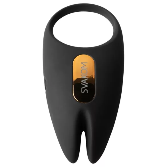 Svakom Winni 2 - inel vibrator pentru penis cu aplicație și telecomandă, pentru bărbați (negru)