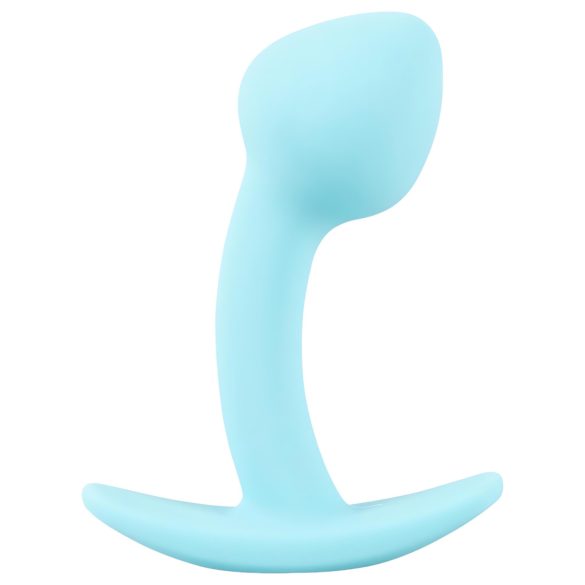 Cuties - plug anal mic - silicon - albastru 2,6cm