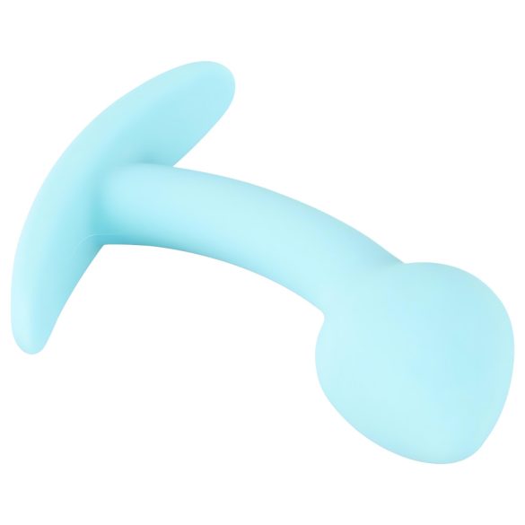 Cuties - plug anal mic - silicon - albastru 2,6cm