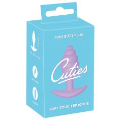 Plug anal mini Cuties - silicon liliac (2,8cm)