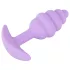 Cuties Mini Butt Plug - dop anal din silicon (mov, 2,8 cm)