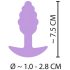 Plug anal mini Cuties - silicon liliac (2,8cm)
