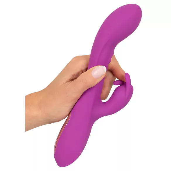 Javida Thumping Rabbit - vibrator cu 3 motoare - braț pentru clitoris - lila