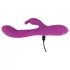 Javida Thumping Rabbit - vibrator cu 3 motoare - braț pentru clitoris - lila