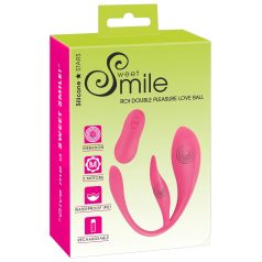 SMILE - ou vibrant roz cu radio și acumulator
