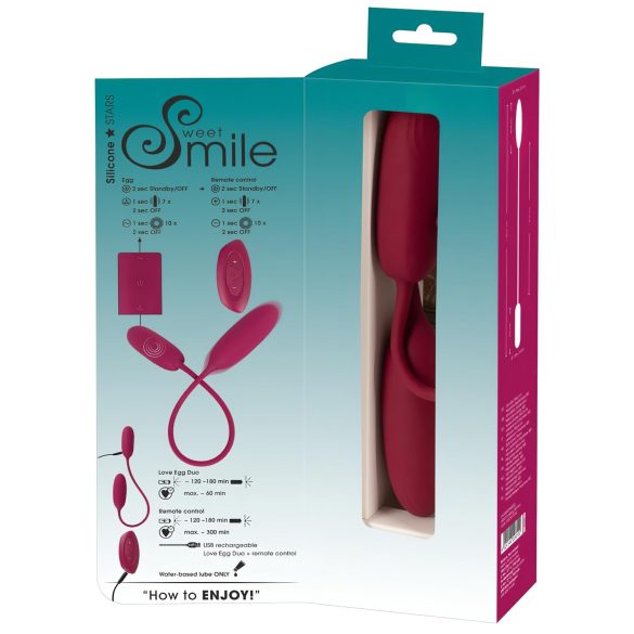 Smile - Ou vibrator dublu - stimulare anală și vaginală