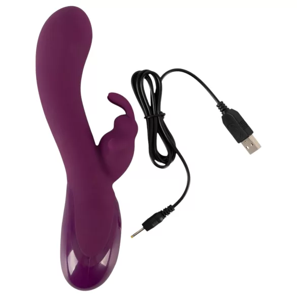 Smile - vibrator cu 3 motoare cu braț pentru clitoris, reîncărcabil, mov