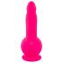 SMILE Powerful - vibrator cu ventuze, 2 motoare, pe baterii (roz)