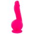 SMILE Powerful - vibrator cu ventuze, 2 motoare, pe baterii (roz)