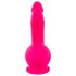 SMILE Powerful - vibrator cu ventuze, 2 motoare, pe baterii (roz)