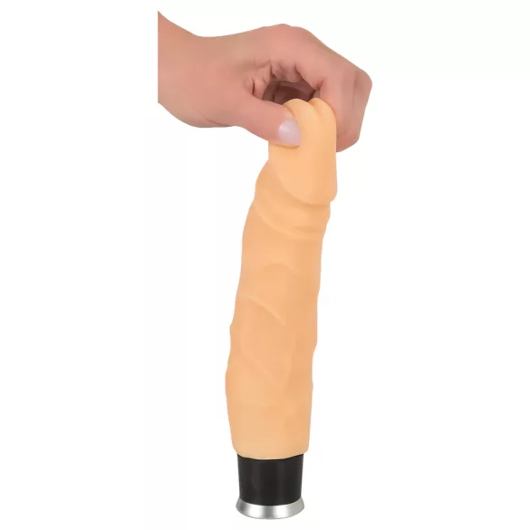 Nature Skin - vibrator realist - silicon moale - culoare naturală 23cm