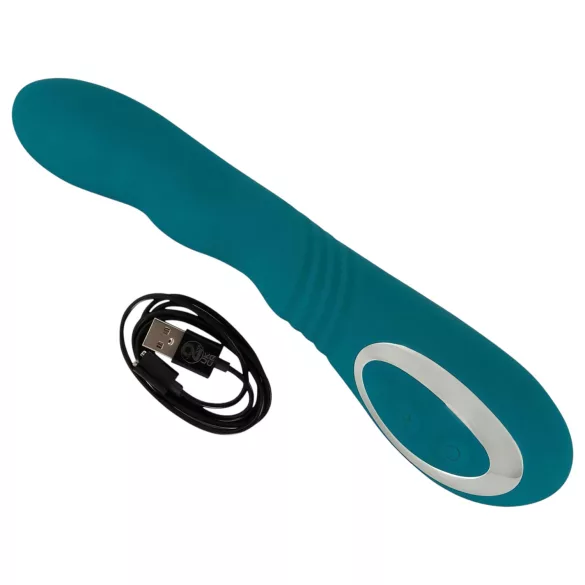 SMILE - vibrator rotativ pentru punctul G - reîncărcabil, impermeabil, verde