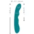 SMILE - vibrator rotativ pentru punctul G - reîncărcabil, impermeabil, verde