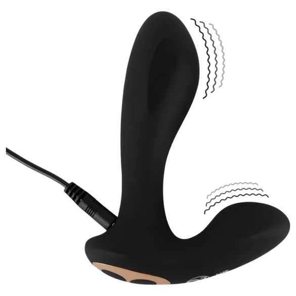 XOUXOU - vibrator dublu purtabil pentru punctul G și P - negru