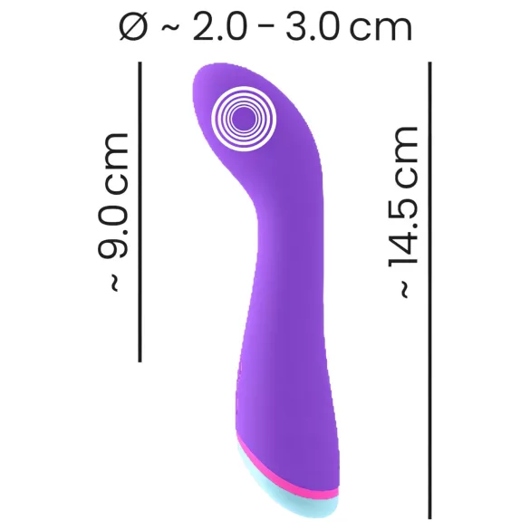 You2Toys - vibrator punctul G reîncărcabil impermeabil - mov