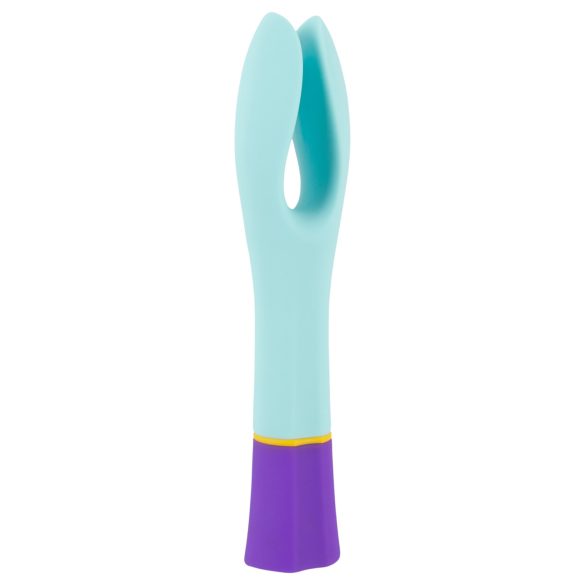 You2Toys - vibrator dublu motor, reîncărcabil, rezistent la apă - colorat