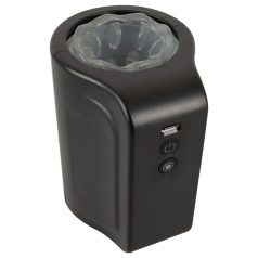 Rebel - masturbator rotativ impermeabil (negru)