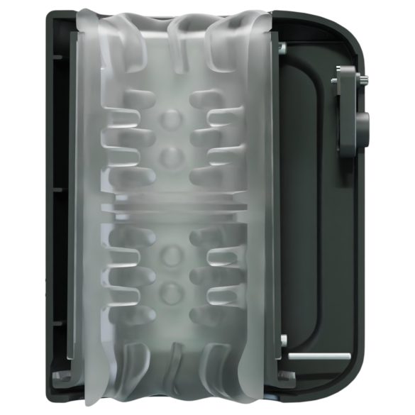 Rebel - masturbator rotativ rezistent la apă - negru