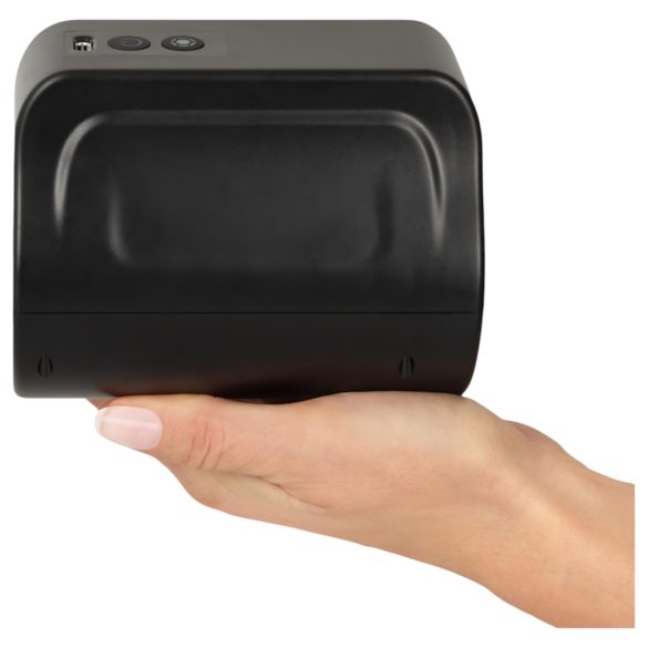 Rebel - masturbator rotativ rezistent la apă - negru