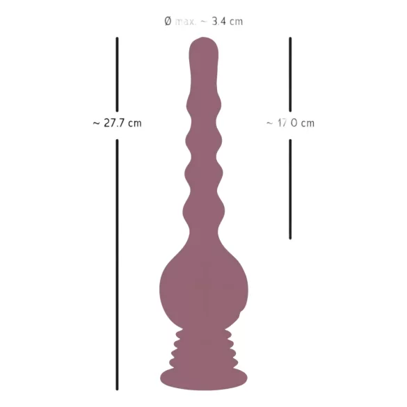 You2Toys - Vibrator anal cu vibrații puternice - silicon mov