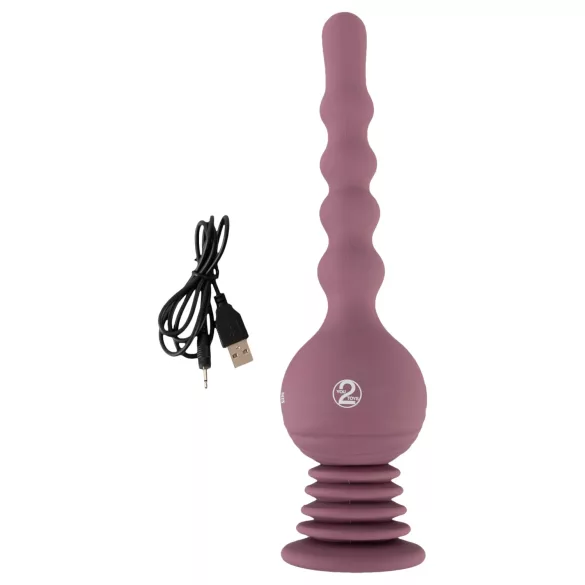 You2Toys - Vibrator anal cu vibrații puternice - silicon mov