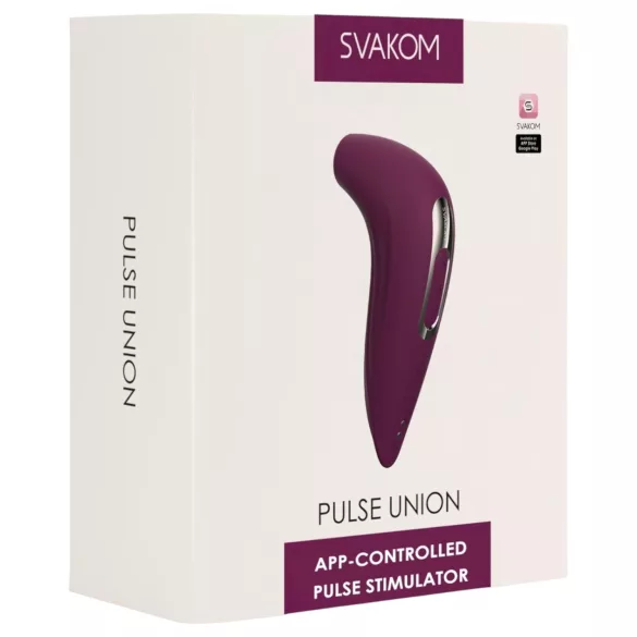 Svakom Pulse Union - stimulator clitoridian cu unde de aer inteligent - mov