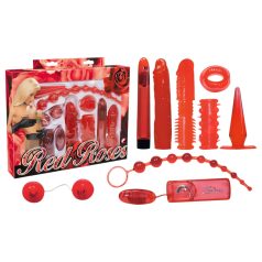 You2Toys - Trandafiri roșii - set vibrator (9 piese)