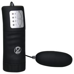 You2Toys - Ou vibrator negru catifelat