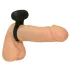 Inel vibratoare negru pentru penis