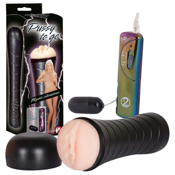You2Toys Pussy to Go - vagin discret, vibrator, moale
