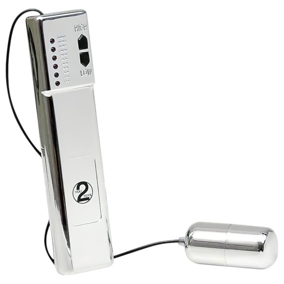 You2Toys Climax - Ou vibrator (argintiu)