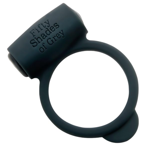 Inel vibrat pentru potență - 50 de umbre ale luminii (negru)