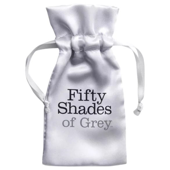 Fifty Shades of Grey - inel penian vibrator - silicon negru