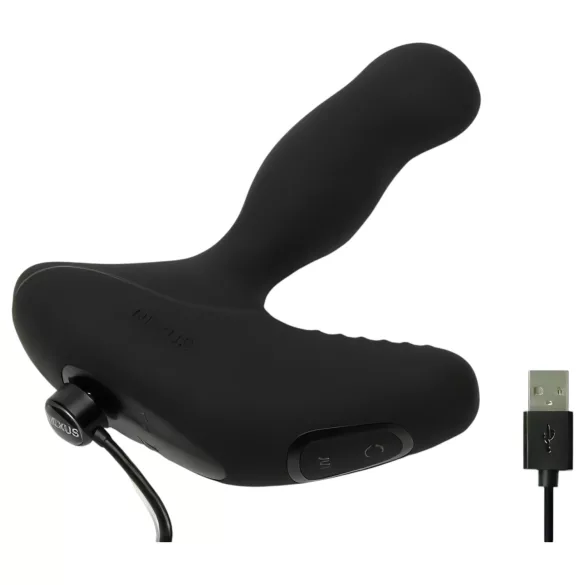 Nexus Revo - vibrator rotativ pentru prostată (negru)