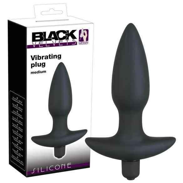 Black Velvets - plug anal vibrator - mărime medie