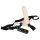 You2Toys - Strap-on vibrator cu vibrații - natur