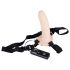 You2Toys - Strap-on vibrator cu vibrații - natur