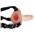You2Toys - Strap-on vibrator cu vibrații - natur