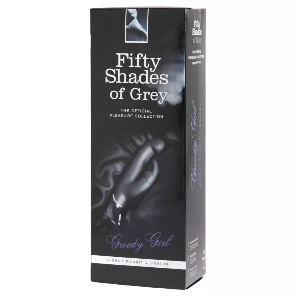 Cele cincizeci de umbre ale lui Grey Greedy Girl - vibrator cu braț pentru clitoris (negru)