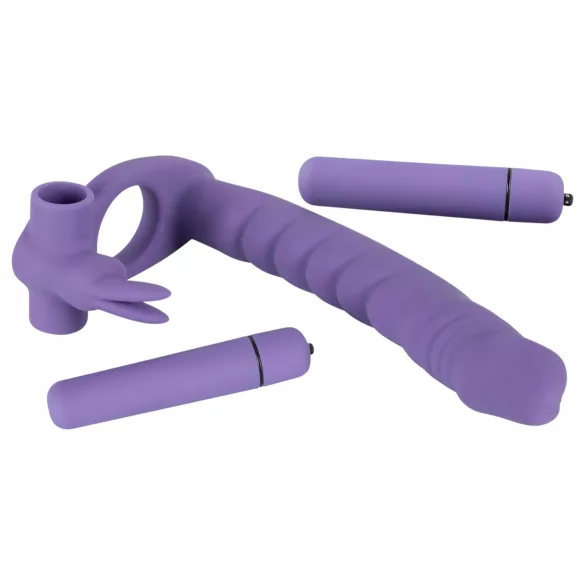 You2Toys - Vibrator anal 3 în 1 - mov